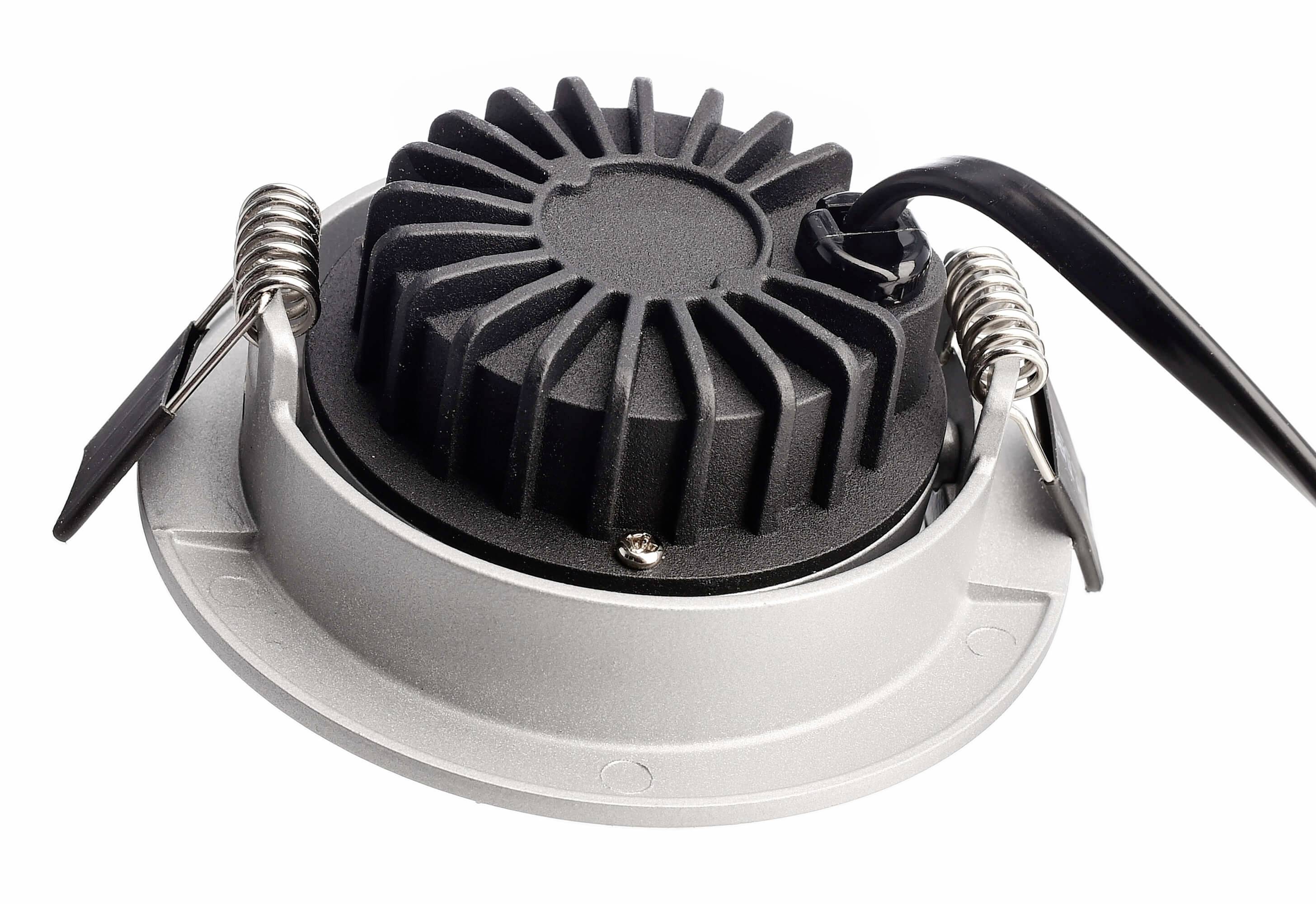 Deko Light 565356 Dione LED-Einbauleuchte EEK: F (A - G) LED fest eingebaut 8.50W Silber-Grau