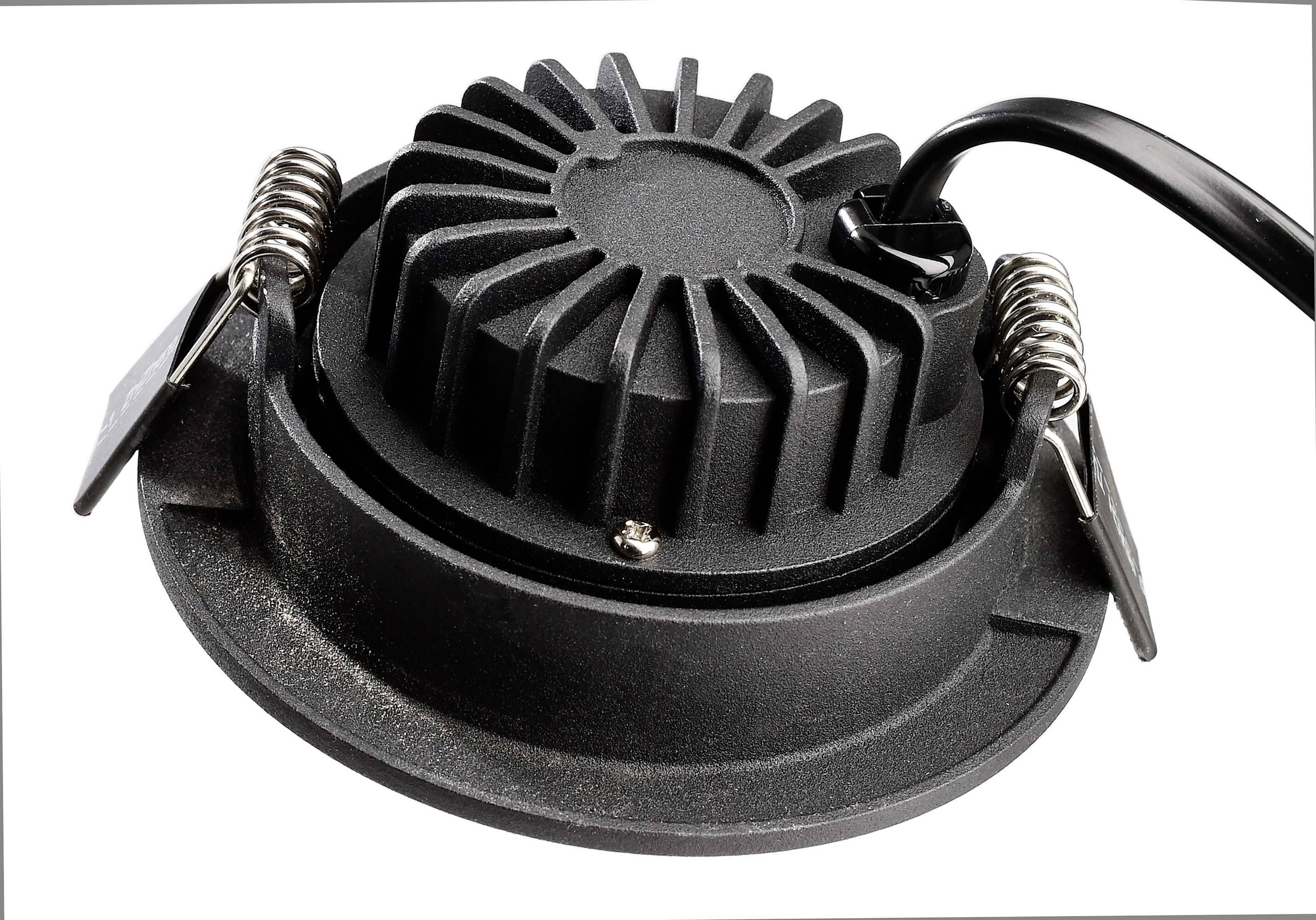 Deko Light 565360 Dione LED-Einbauleuchte EEK: F (A - G) LED fest eingebaut 8.50W Schwarz