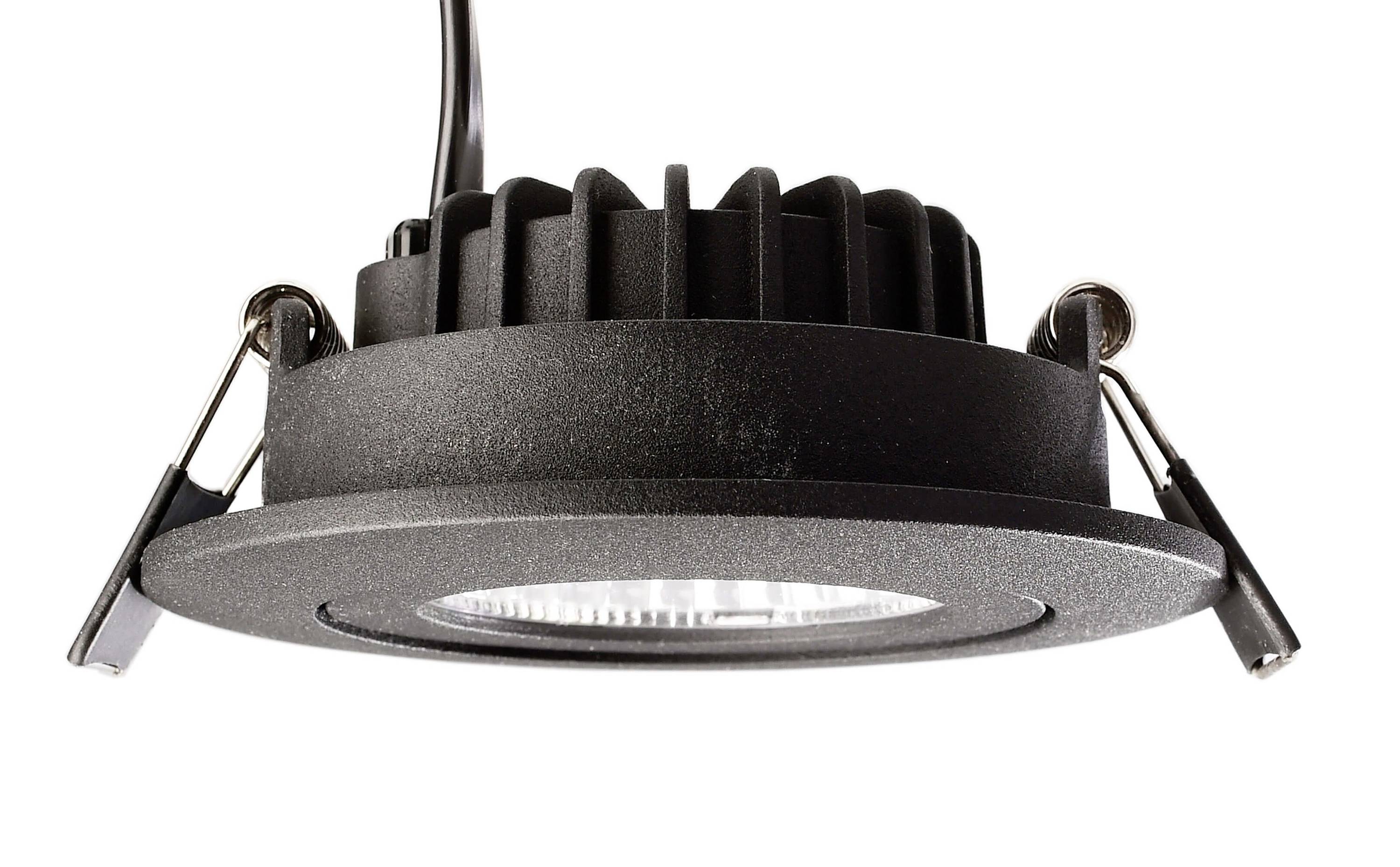 Deko Light 565360 Dione LED-Einbauleuchte EEK: F (A - G) LED fest eingebaut 8.50W Schwarz