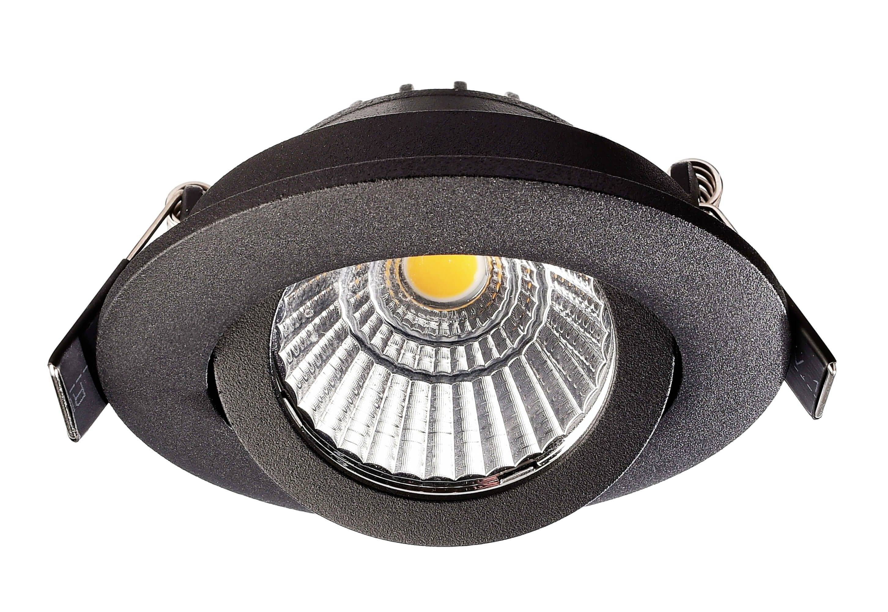Deko Light 565360 Dione LED-Einbauleuchte EEK: F (A - G) LED fest eingebaut 8.50W Schwarz