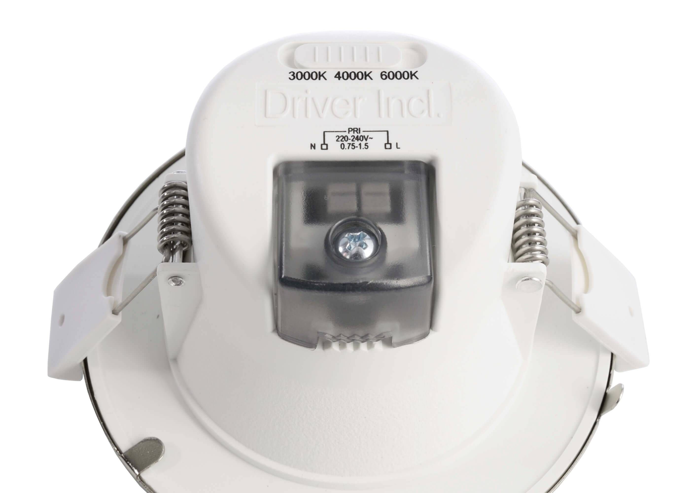 Deko Light 565362 Acrux 68 LED-Einbauleuchte EEK: F (A - G) LED fest eingebaut 7 W Verkehrsweiß (RAL 9016)