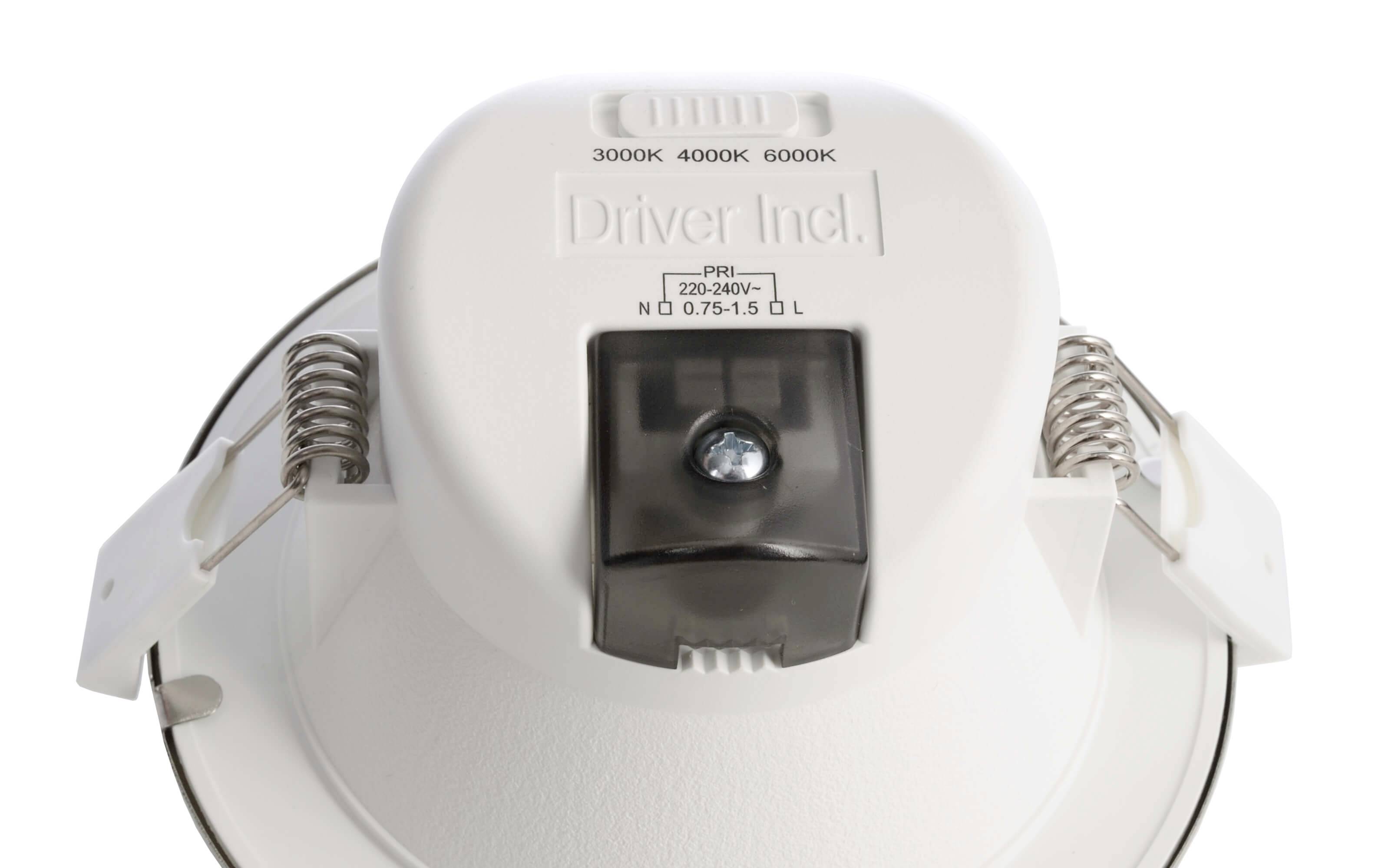 Deko Light 565363 Acrux 90 LED-Einbauleuchte EEK: F (A - G) LED fest eingebaut 8W Verkehrsweiß (RAL 9016)