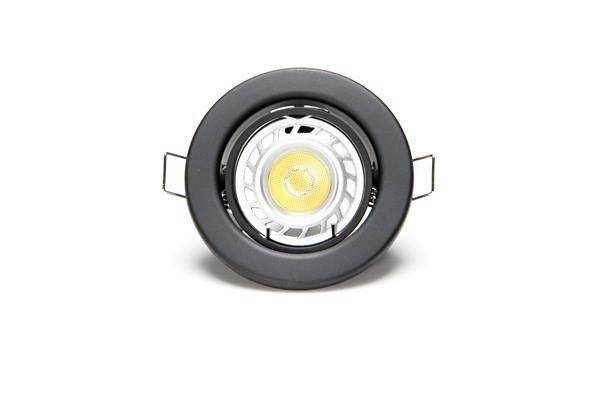 Deko Light Einbauring 89 GU5.3 686864 Deckeneinbauring LED, Halogen GU5.3, MR 16 50W Signal-Schwarz