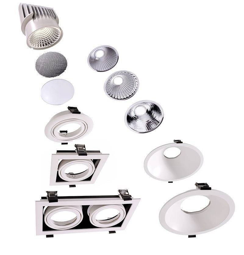 Deko Light COB 930085 Reflektor Silber