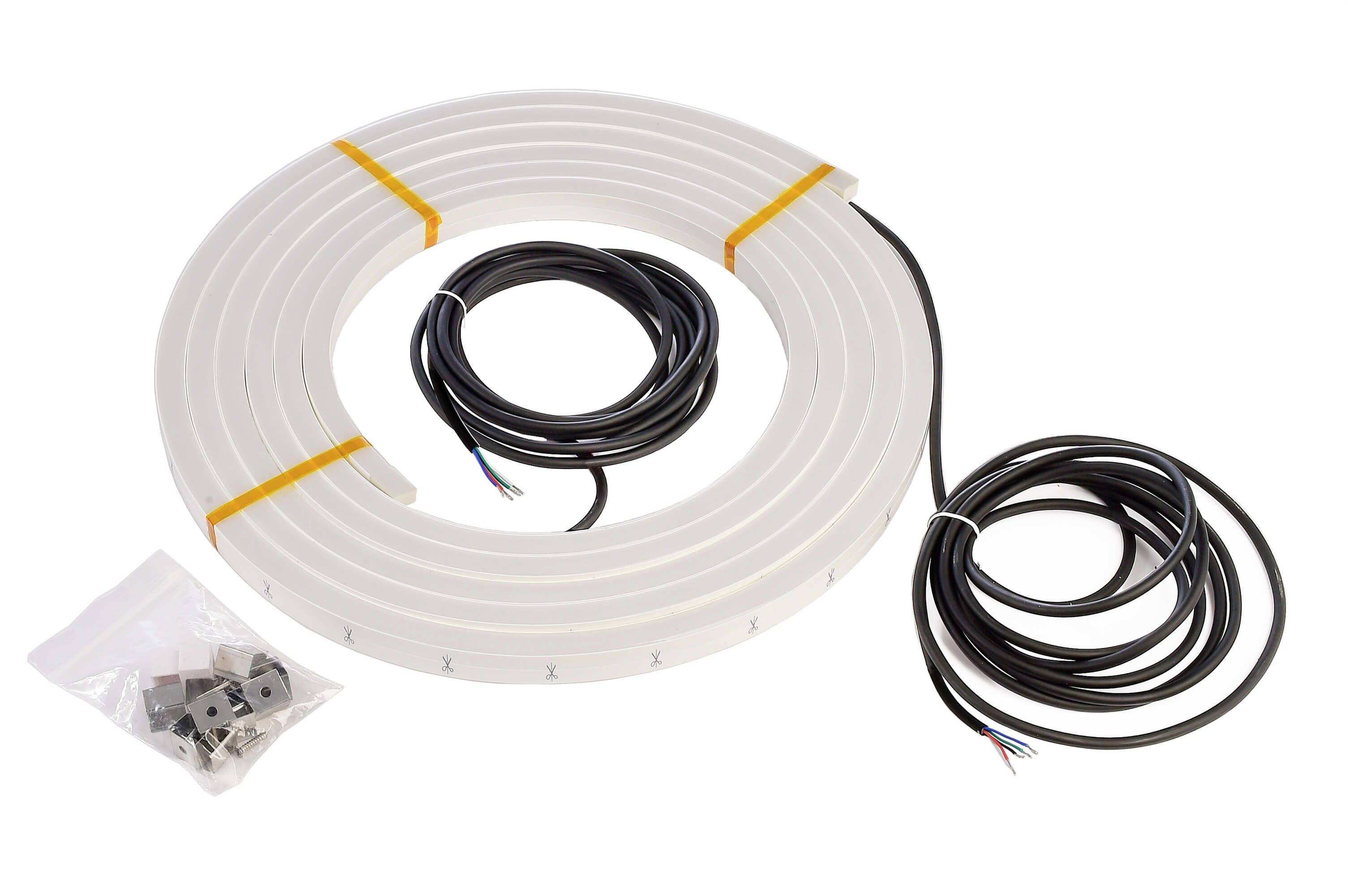 Deko Light 840290 LED-Streifen EEK: G (A - G) mit offenem Kabelende 24 V/DC 5000mm RGB, Warmweiß 5m