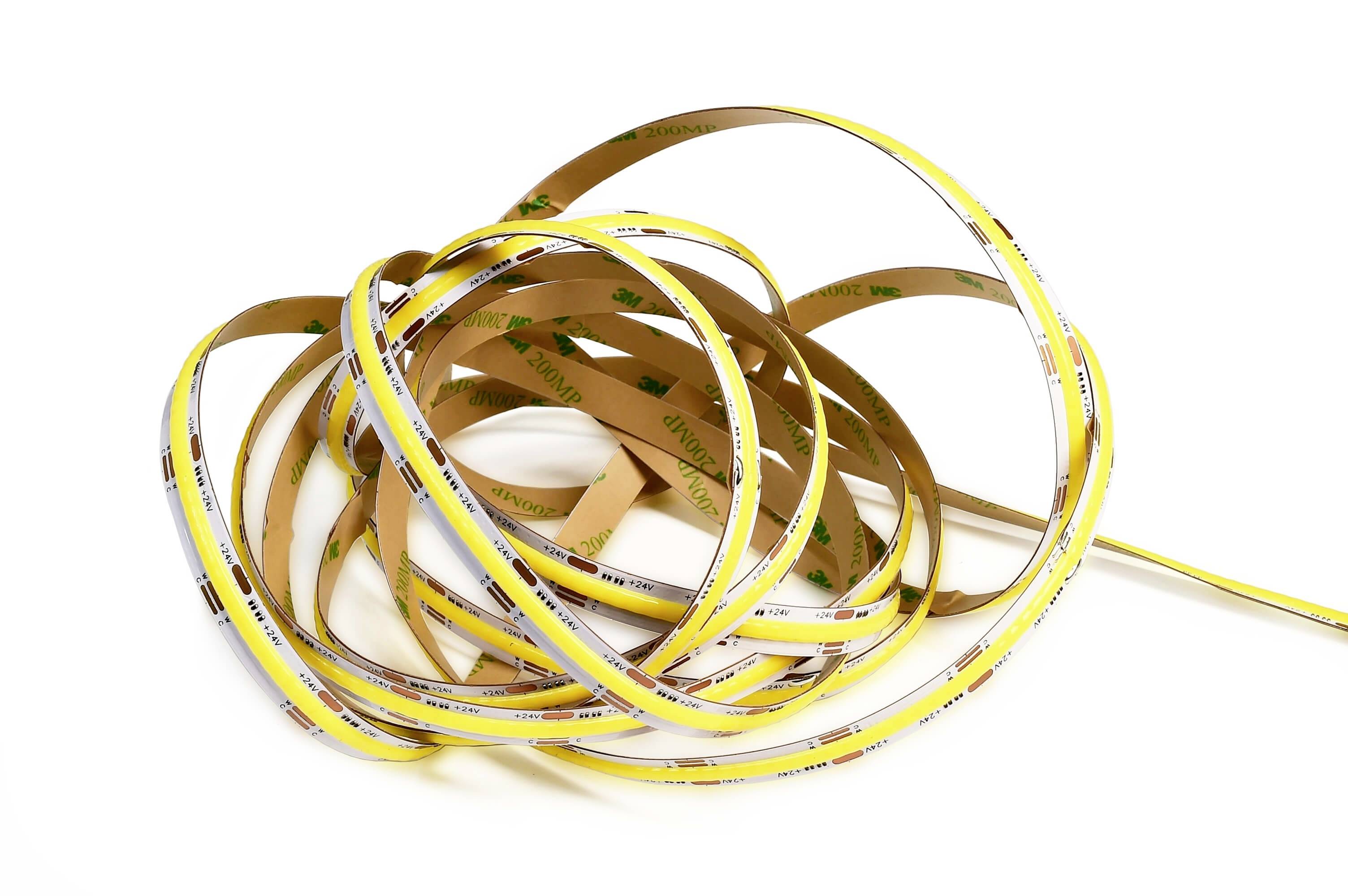 Deko Light 840374 LED-Streifen EEK: E (A - G) mit offenem Kabelende 24 V/DC 5000mm Warmweiß, Kaltweiß 5m