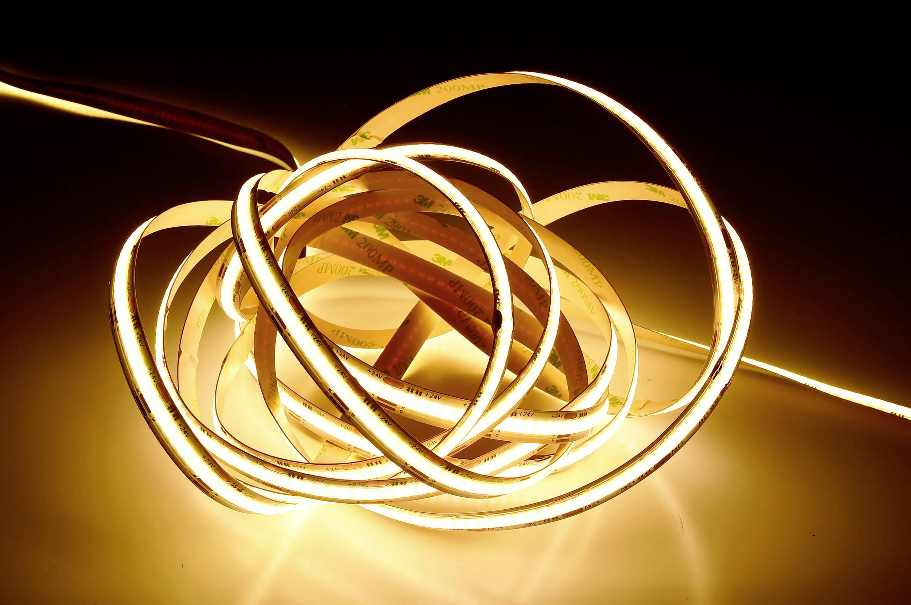 Deko Light 840374 LED-Streifen EEK: E (A - G) mit offenem Kabelende 24 V/DC 5000mm Warmweiß, Kaltweiß 5m