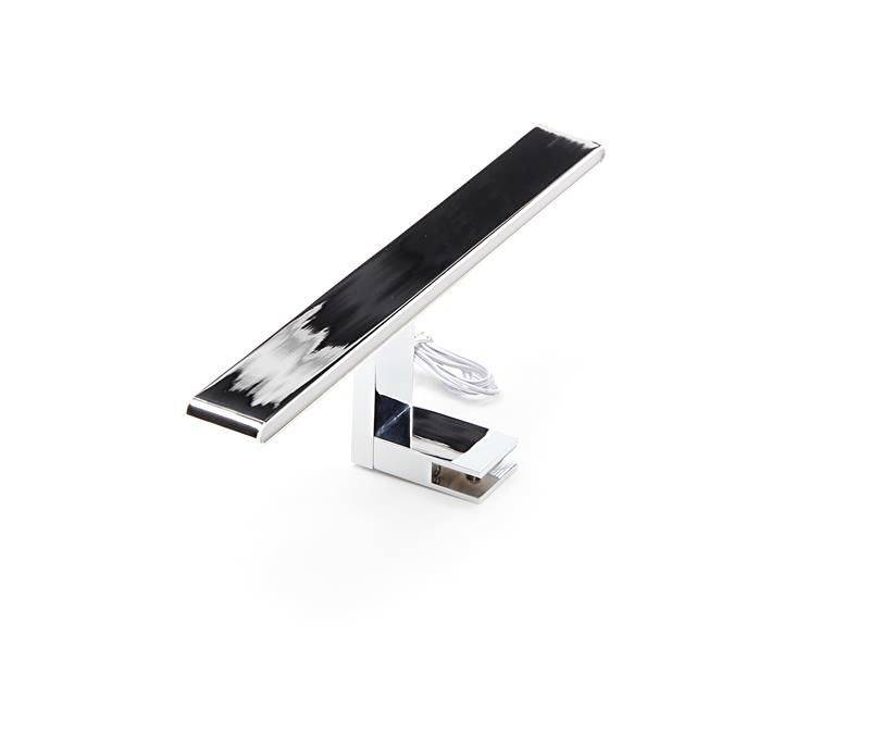 Deko Light Spiegel Line I Spiegelleuchte LED fest eingebaut 8W EEK: G (A - G) Warmweiß Silber