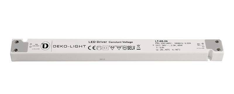 Deko Light LONG-FLAT, CV LED-Trafo Konstantspannung 0mA - 2.50A 24 V/DC 1St.