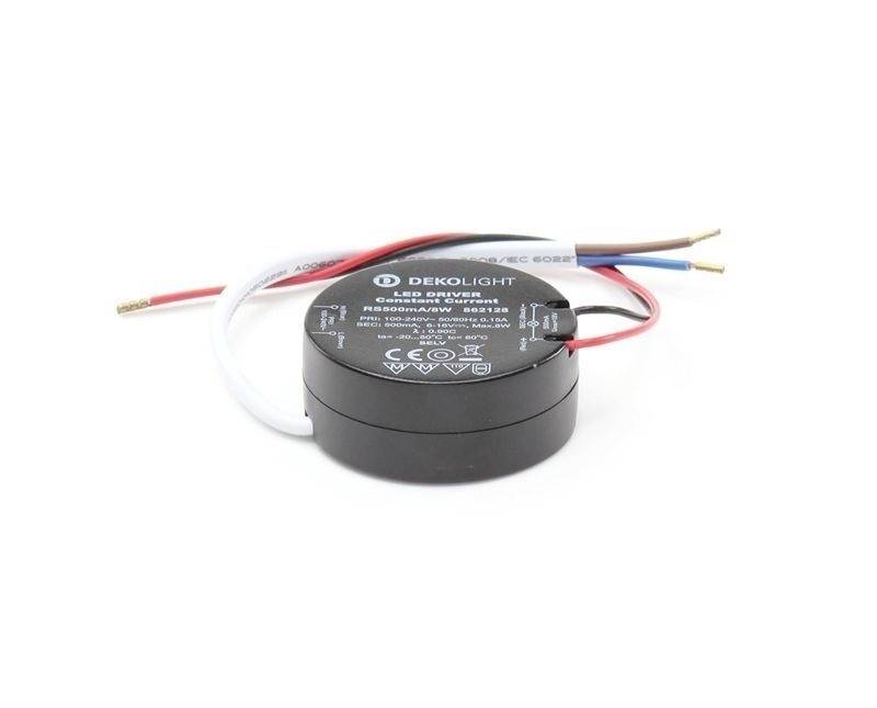 Deko Light ROUND, CC, RS500mA/8W LED-Treiber Konstantstrom 8W 0.50A 6 - 16 V/DC 1St.