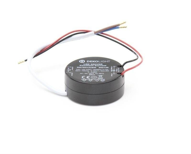 Deko Light ROUND, CC, RS700mA/8W LED-Treiber Konstantstrom 8W 0.70A 6 - 12 V/DC 1St.
