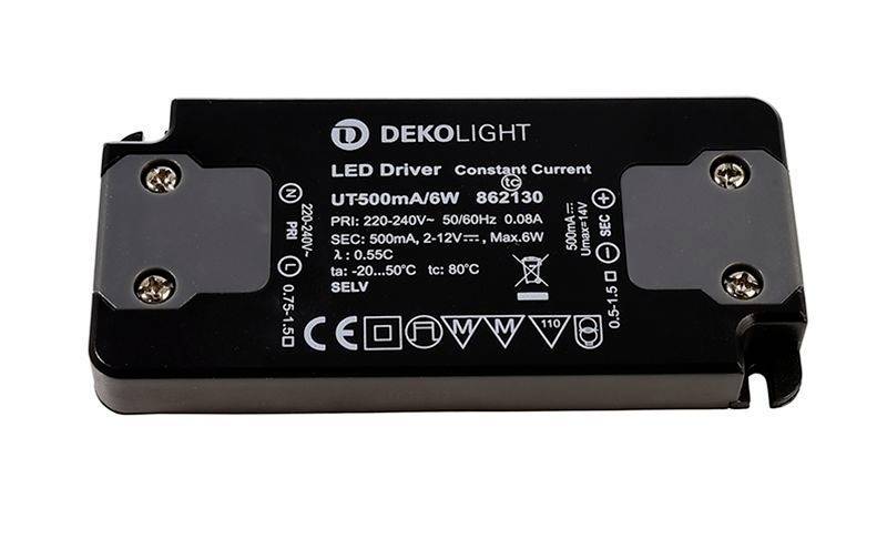 Deko Light FLAT, CC, UT LED-Treiber Konstantstrom 6W 0.50A 2 - 12 V/DC 1St.