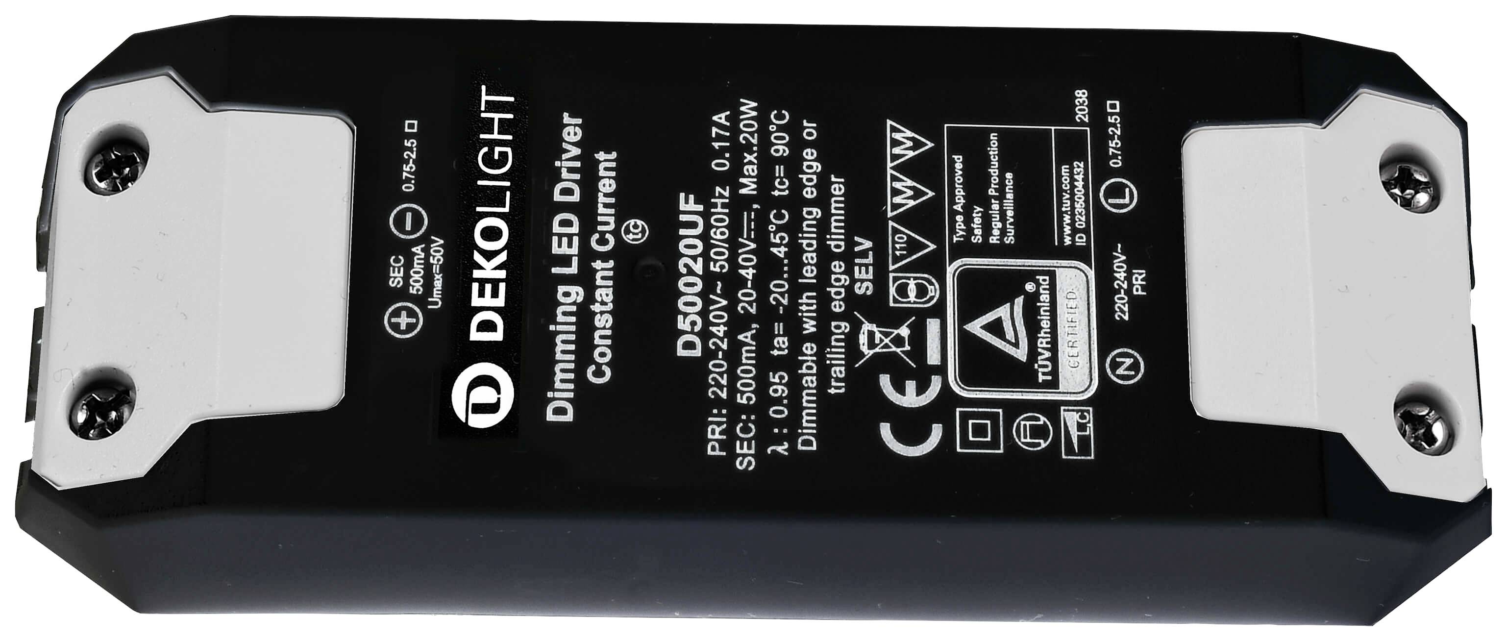 Deko Light BASIC, DIM, CC LED-Treiber Konstantstrom 20W 0.50A 20 - 40 V/DC 1St.