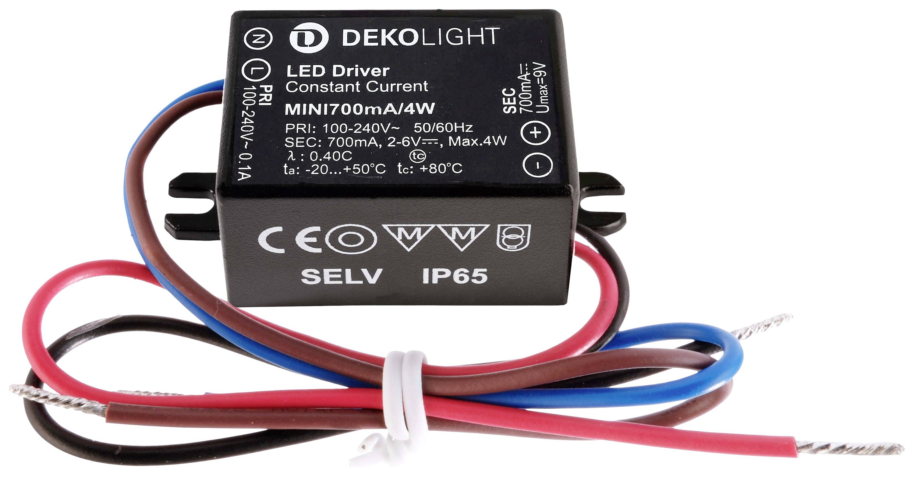 Deko Light MINI, CC LED-Treiber Konstantstrom 4W 0.70A 2.5 - 6 V/DC 1St.
