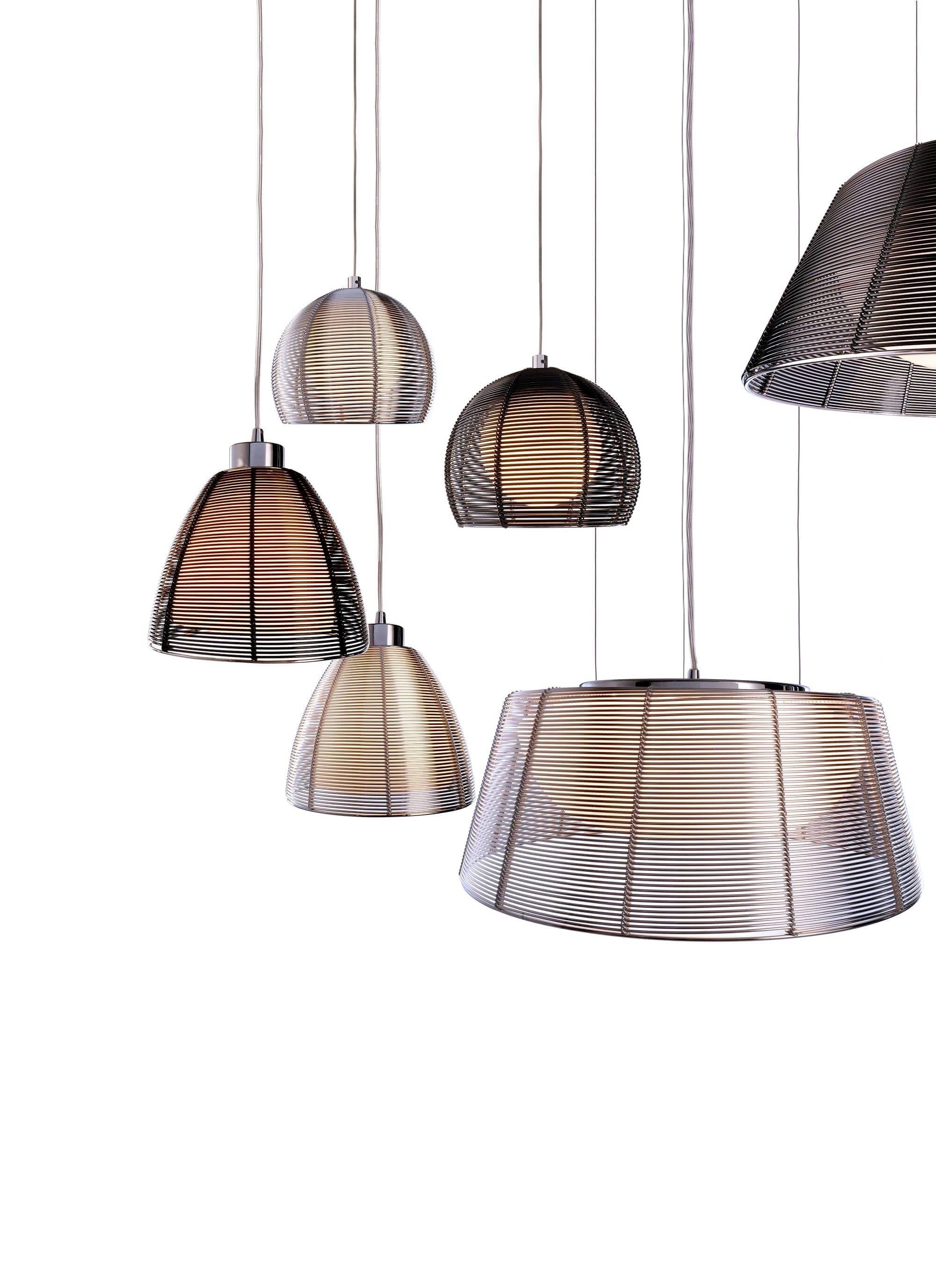 Deko Light Filo Mob 342026 Pendelleuchte LED, Halogen E27 60W Schwarz