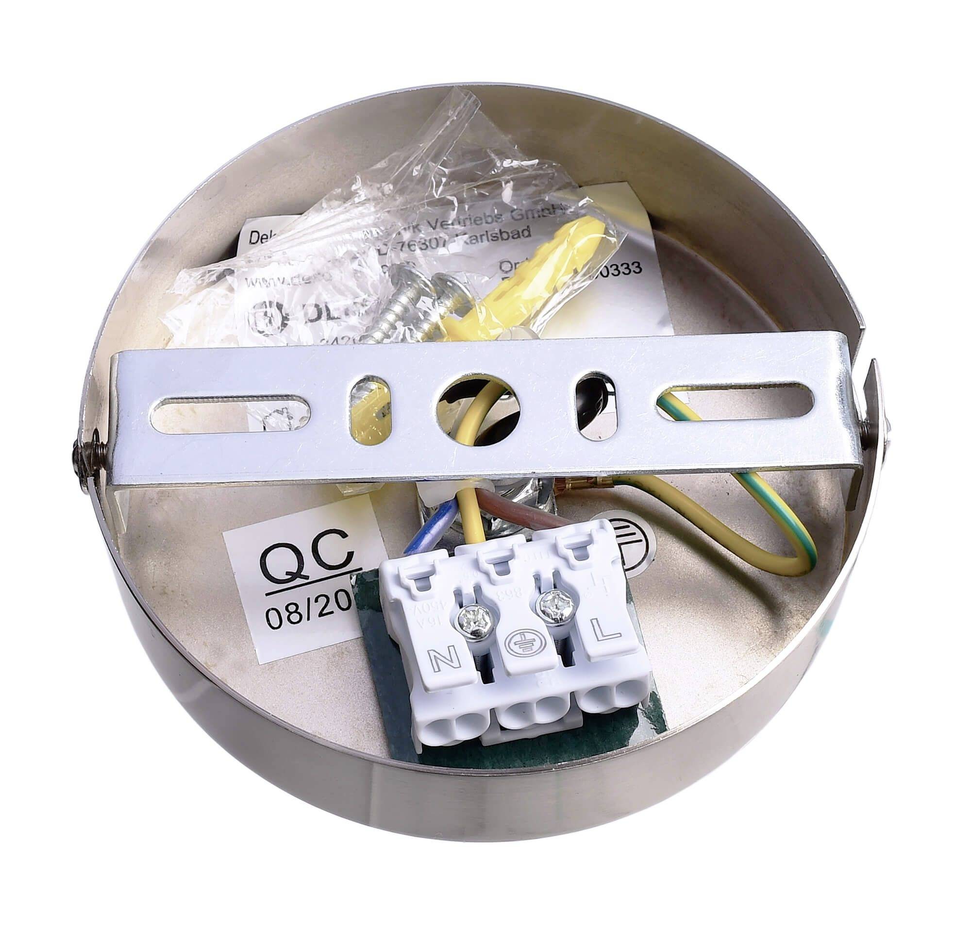 Deko Light Barrel 342050 Pendelleuchte LED, Halogen E27 40W Silber