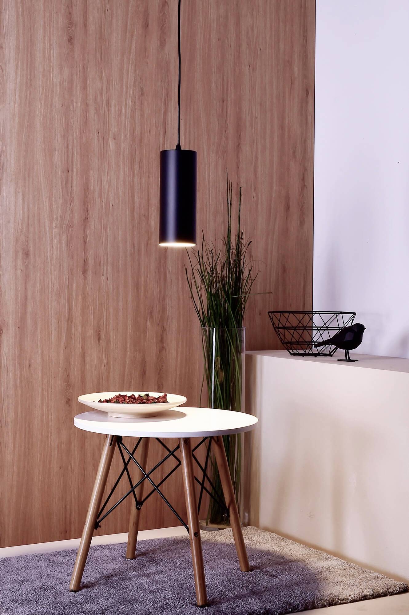 Deko Light Barrel 342051 Pendelleuchte LED, Halogen E27 40W Schwarz