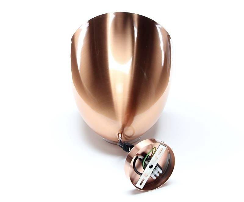 Deko Light Bell 342052 Pendelleuchte LED, Halogen E27 40W Kupfer