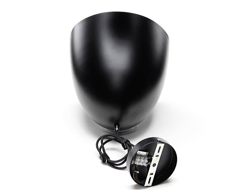 Deko Light Bell 342054 Pendelleuchte LED, Halogen E27 40W Schwarz