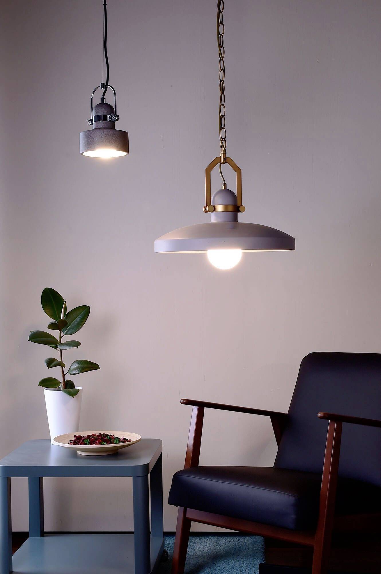 Deko Light Cygni 342101 Pendelleuchte LED, Halogen E27 25W Grau