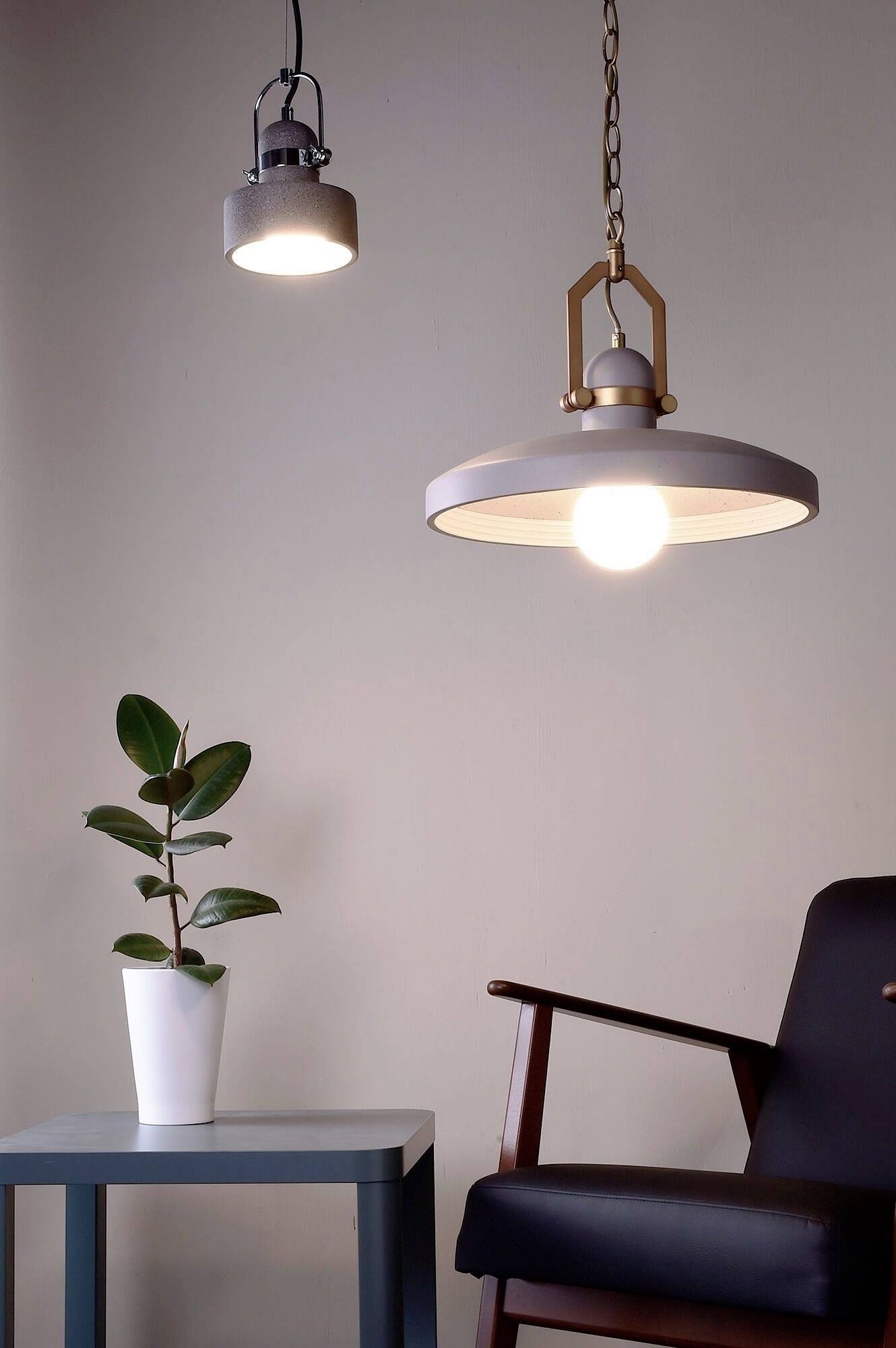 Deko Light Cygni 342101 Pendelleuchte LED, Halogen E27 25W Grau