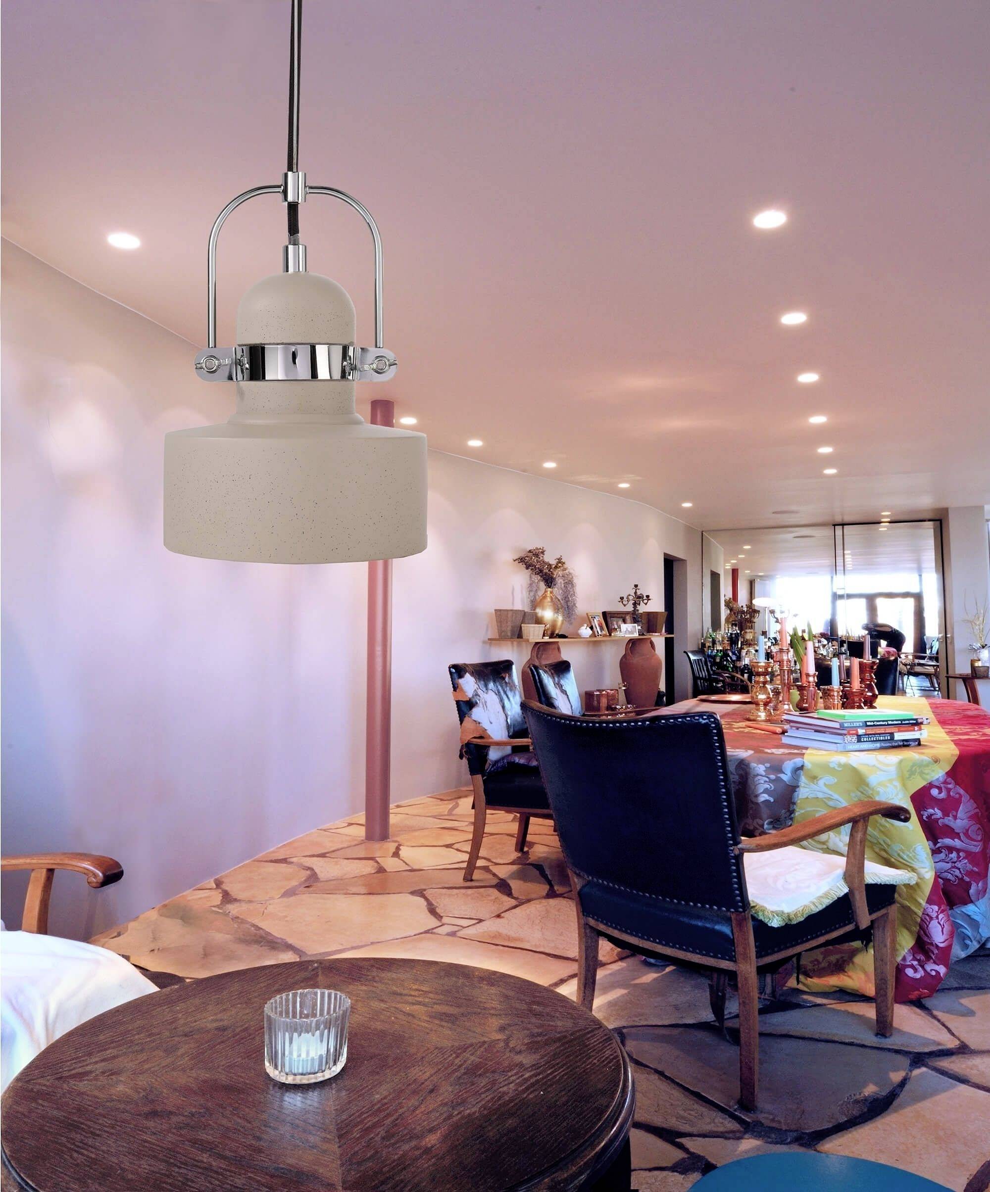 Deko Light Pavonis 342103 Pendelleuchte LED, Halogen E27 25W Grau