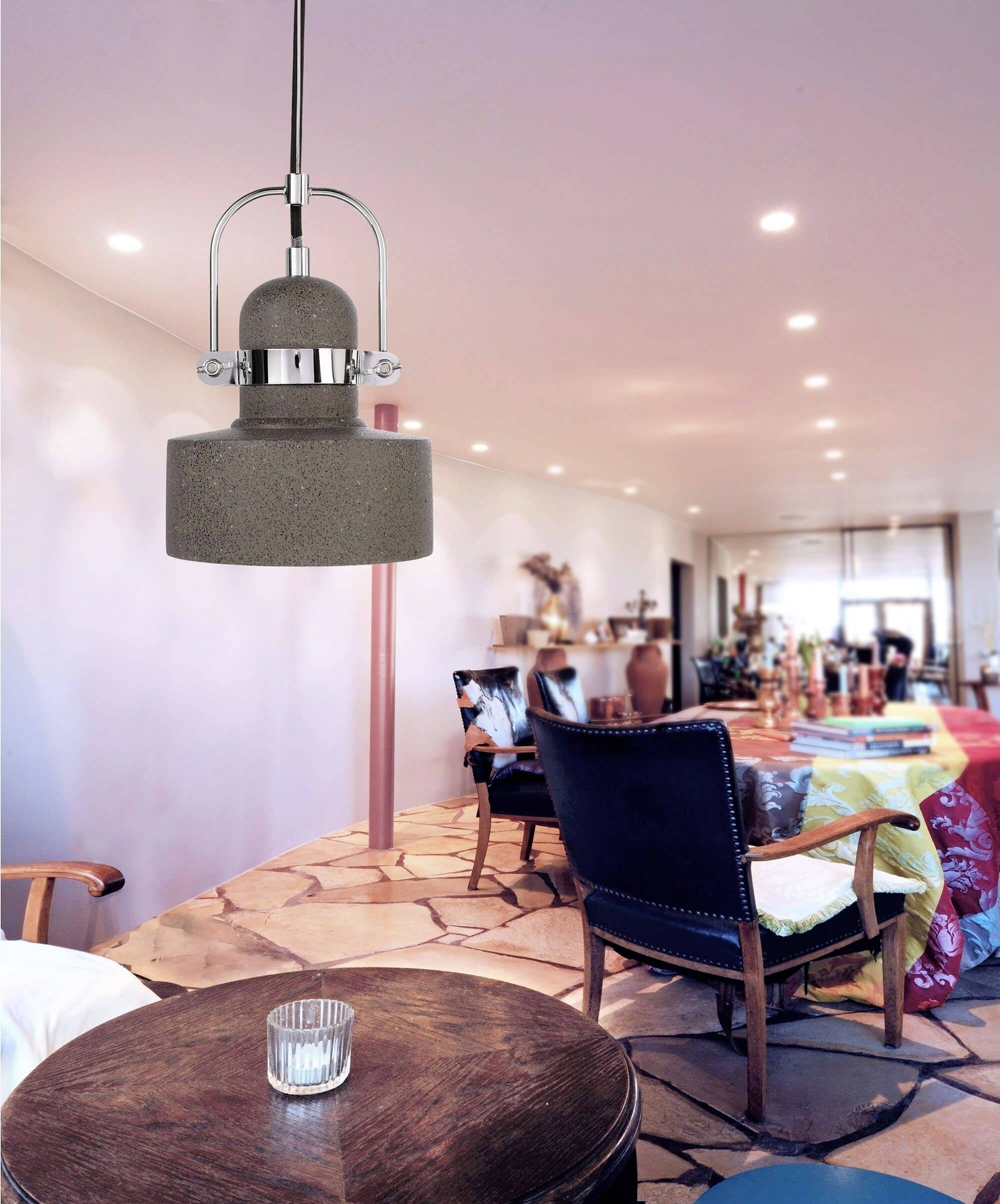 Deko Light Pavonis 342104 Pendelleuchte LED, Halogen E27 25W Dunkelgrau