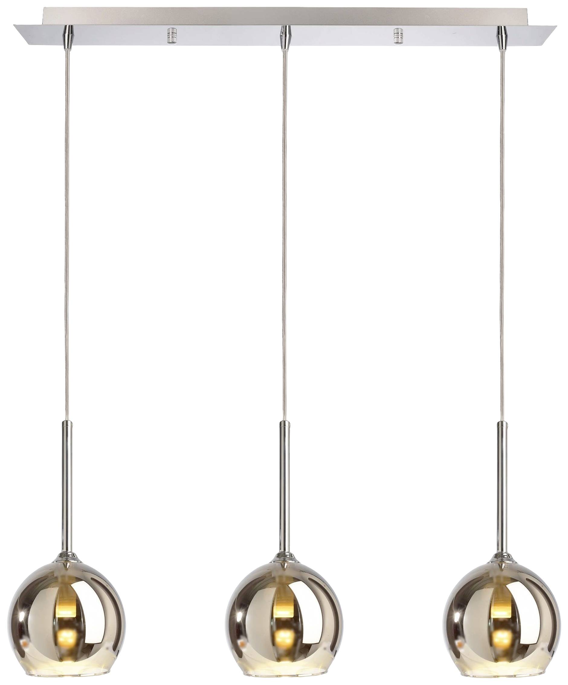 Deko Light Bunda 342115 Pendelleuchte LED, Halogen G9 28W Silber