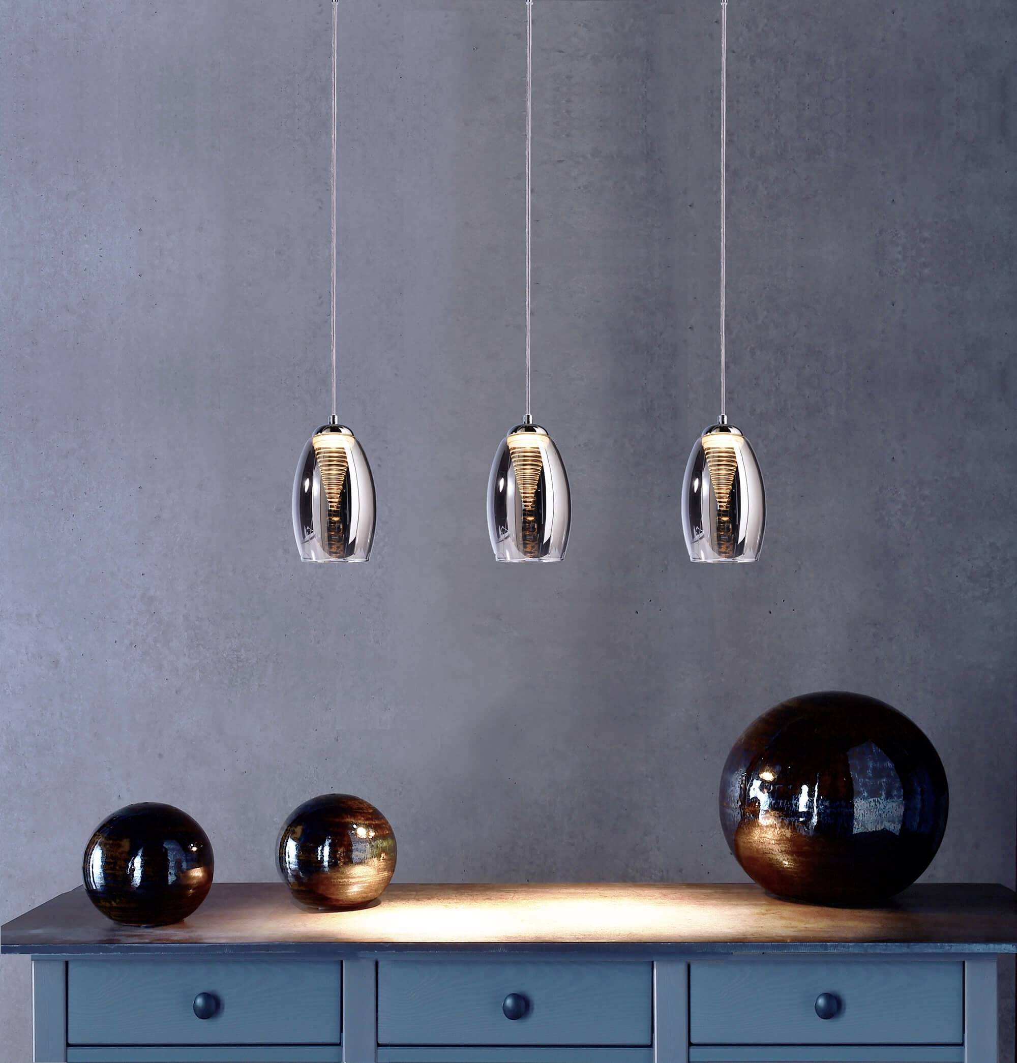 Deko Light Electra 342117 Pendelleuchte LED LED fest eingebaut EEK: G (A - G) 16.50W Silber