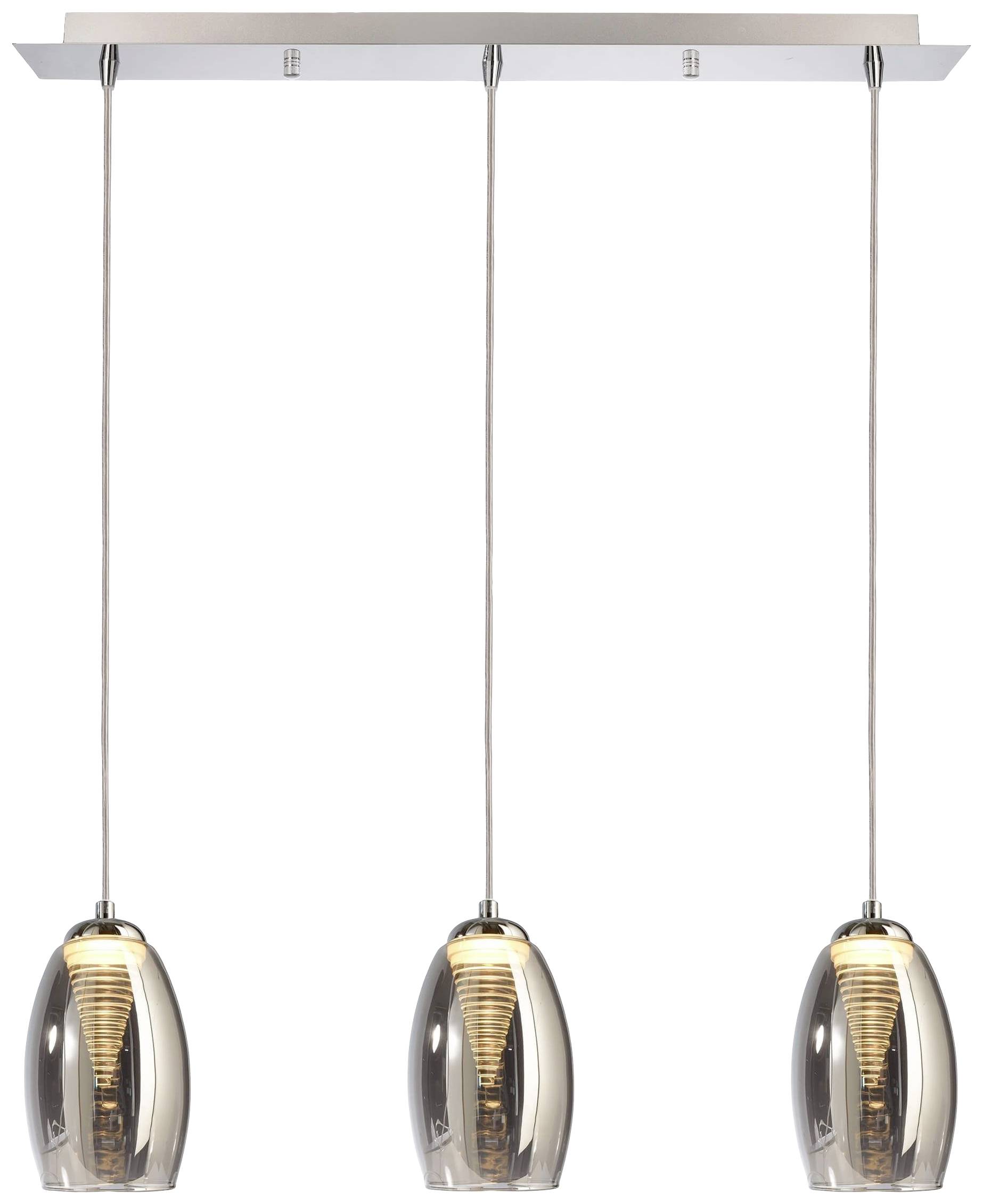 Deko Light Electra 342117 Pendelleuchte LED LED fest eingebaut EEK: G (A - G) 16.50W Silber