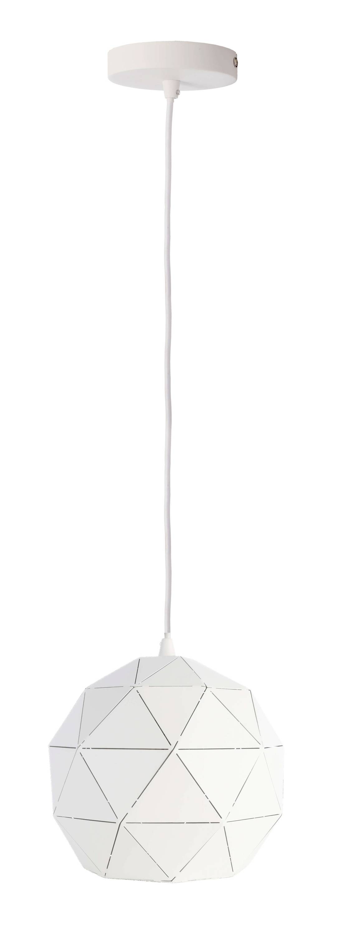 Deko Light Asterope rund 250 342129 Pendelleuchte LED, Halogen E27 40W Weiß