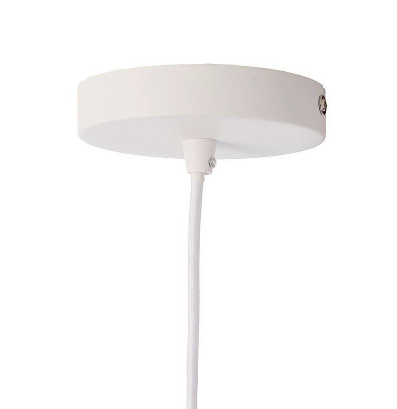 Deko Light Asterope rund 250 342129 Pendelleuchte LED, Halogen E27 40W Weiß