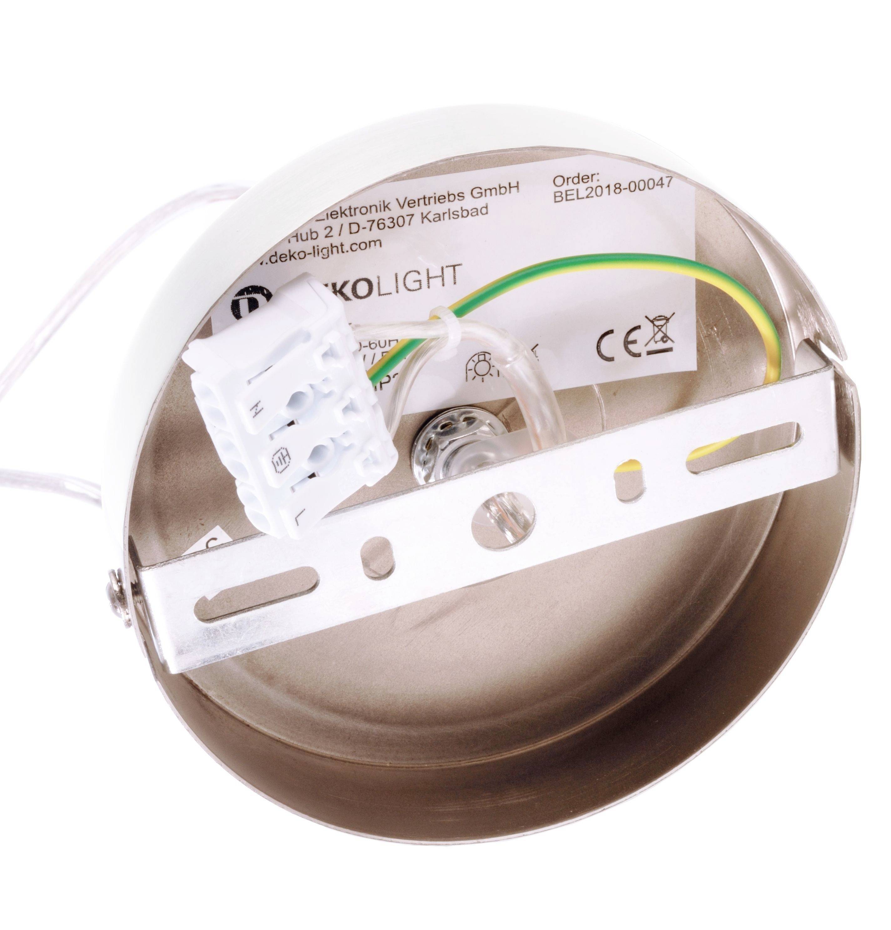 Deko Light Asterope rund 250 342129 Pendelleuchte LED, Halogen E27 40W Weiß