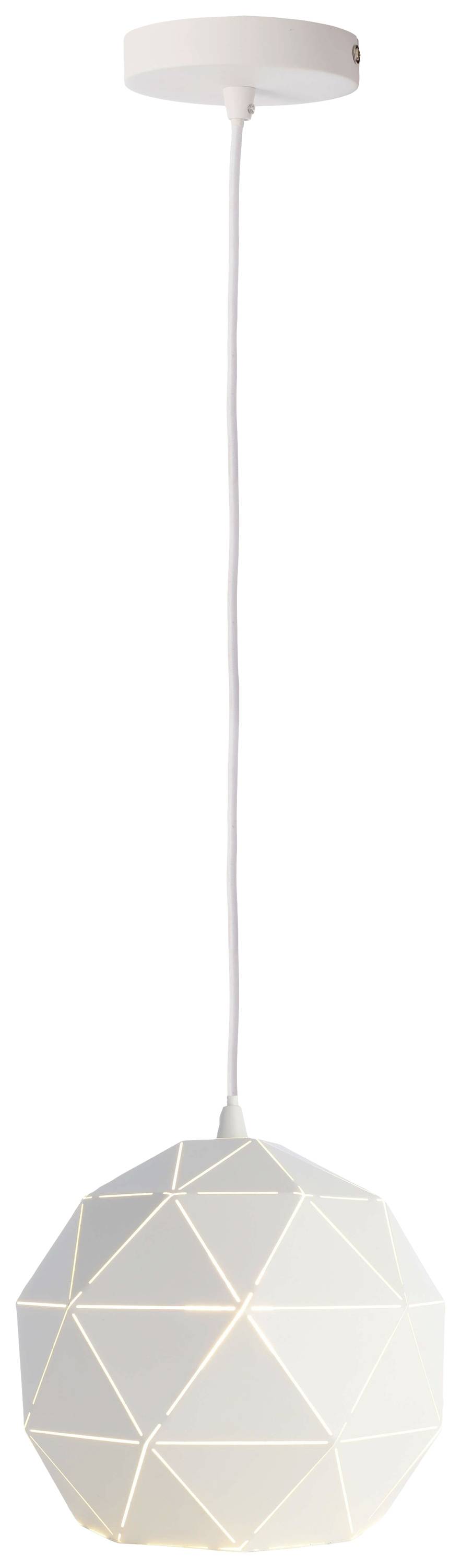 Deko Light Asterope rund 250 342129 Pendelleuchte LED, Halogen E27 40W Weiß