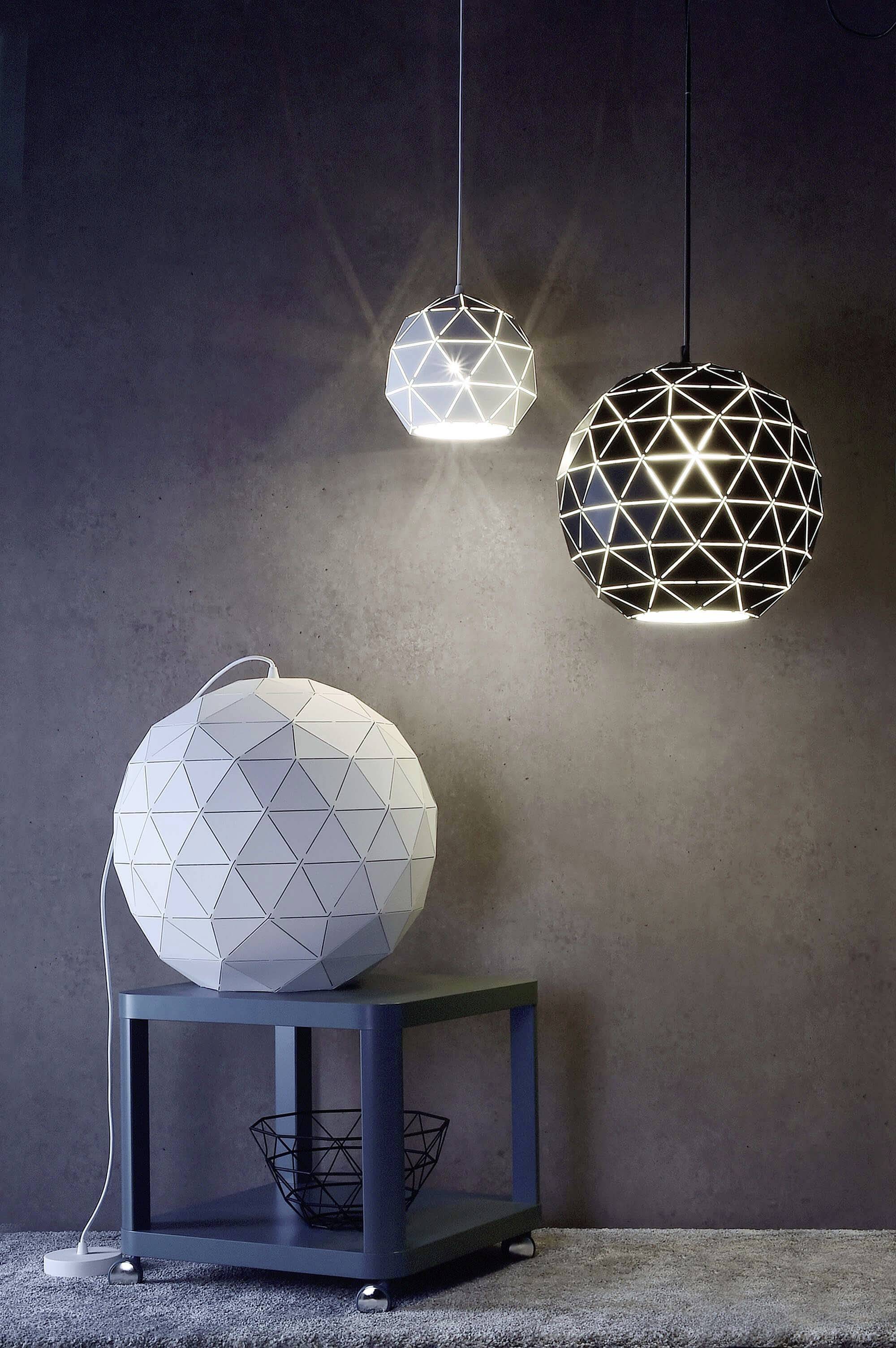 Deko Light Asterope rund 500 342131 Pendelleuchte LED, Halogen E27 40W Weiß