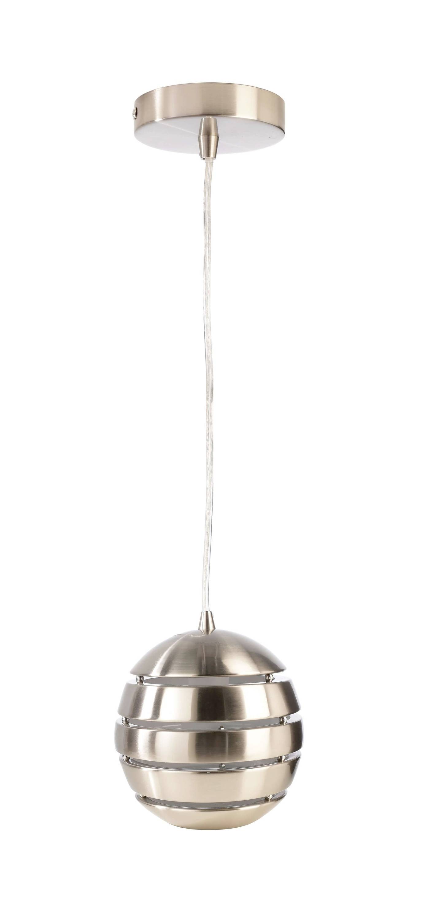 Deko Light Ankaa 200 342137 Pendelleuchte LED, Halogen E27 40W Edelstahl