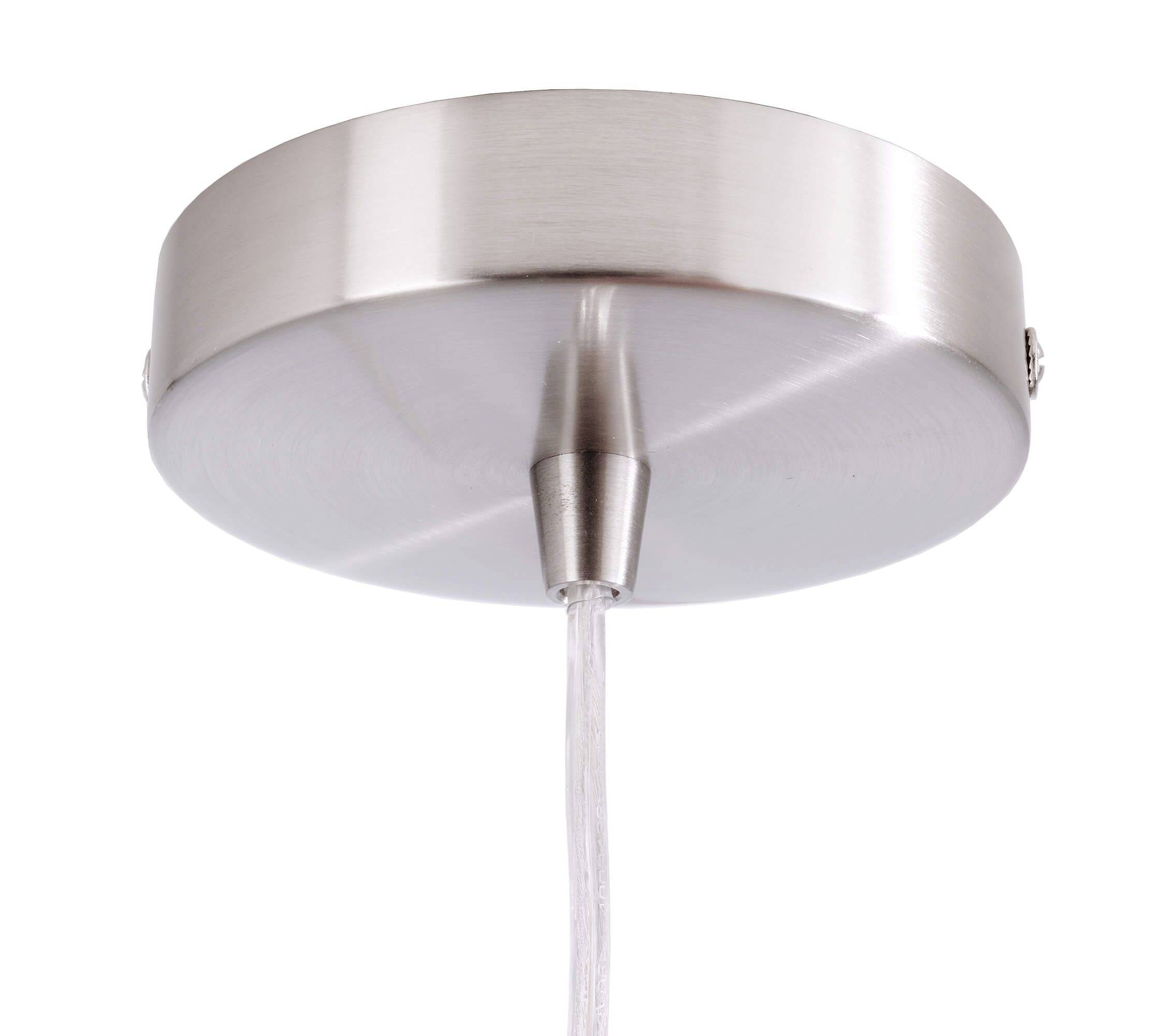 Deko Light Ankaa 200 342137 Pendelleuchte LED, Halogen E27 40W Edelstahl