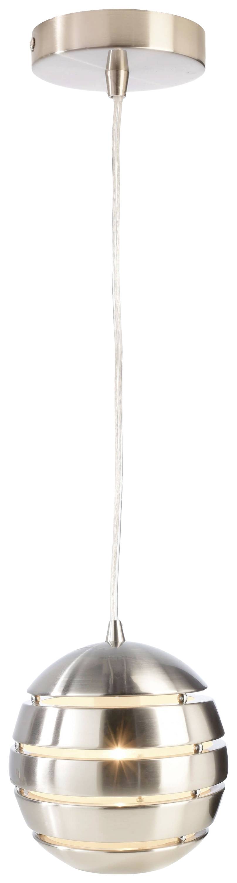 Deko Light Ankaa 200 342137 Pendelleuchte LED, Halogen E27 40W Edelstahl