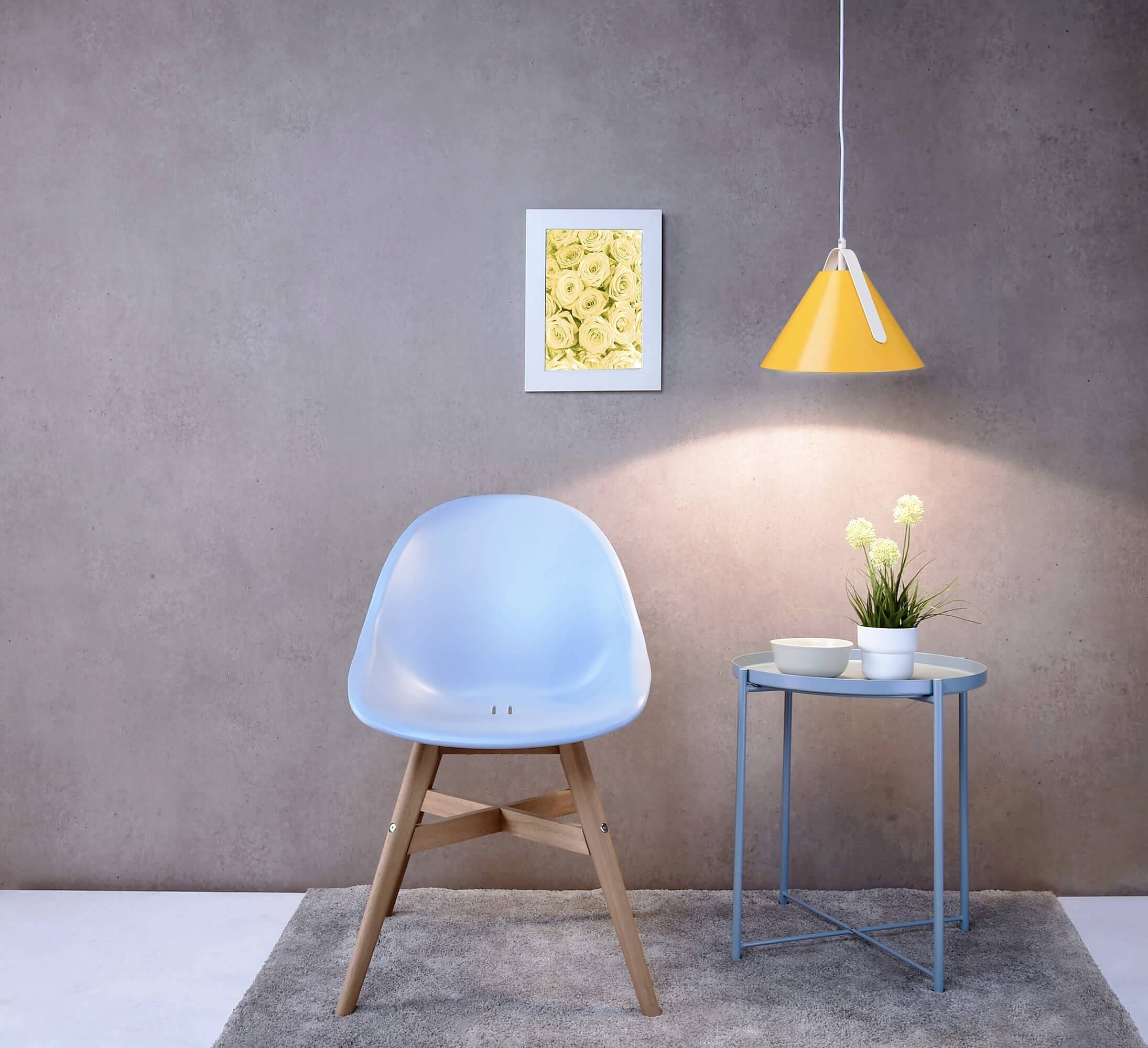 Deko Light Diversity 342174 Pendelleuchte LED, Halogen E27 40W Gelb