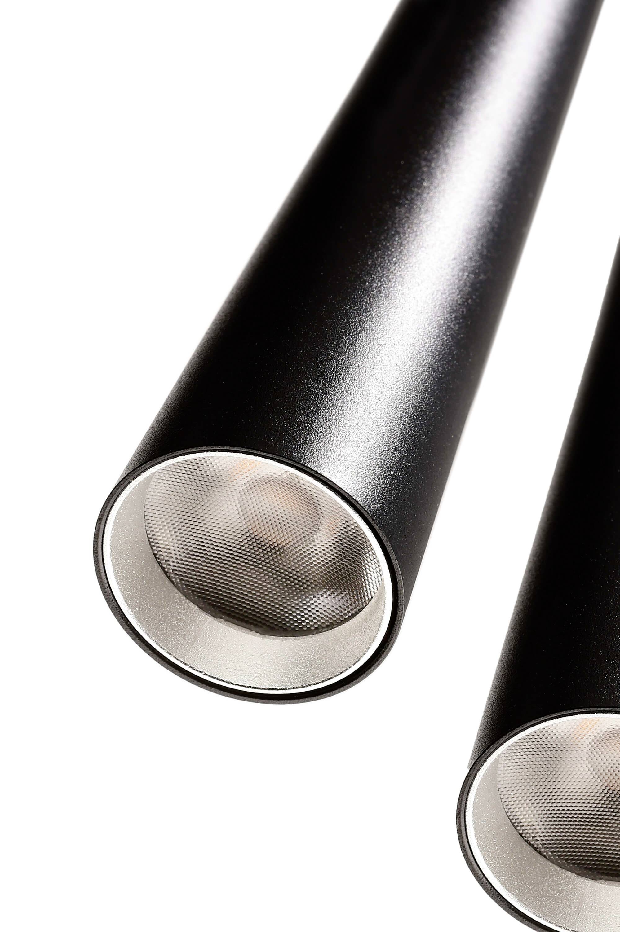 Deko Light Slim Pendelleuchte LED fest eingebaut 15W LED EEK: E (A - G) Tiefschwarz (RAL 9005)