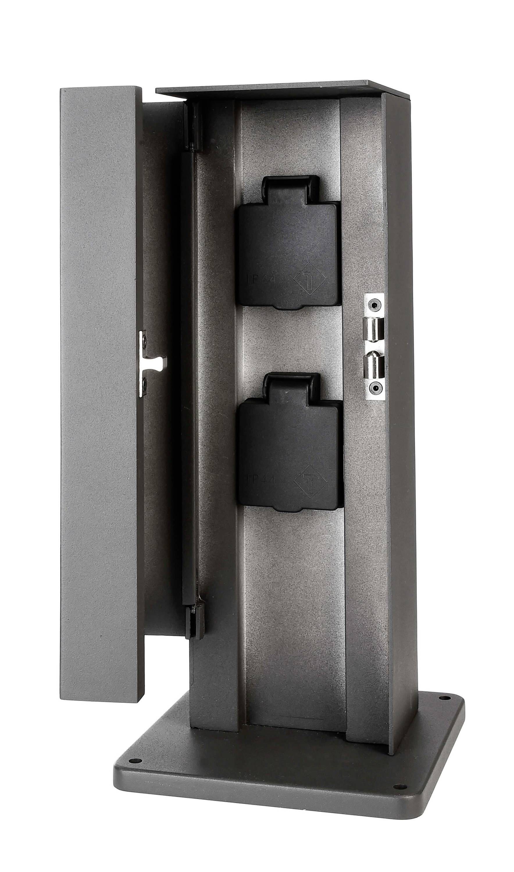 Deko Light 733066 uka Mana Außenstandleuchte Dunkelgrau