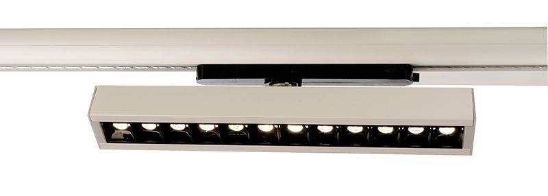 Deko Light Alnitak Hochvolt-Schienensystem-Leuchte LED fest eingebaut 34W EEK: E (A - G) LED Silber