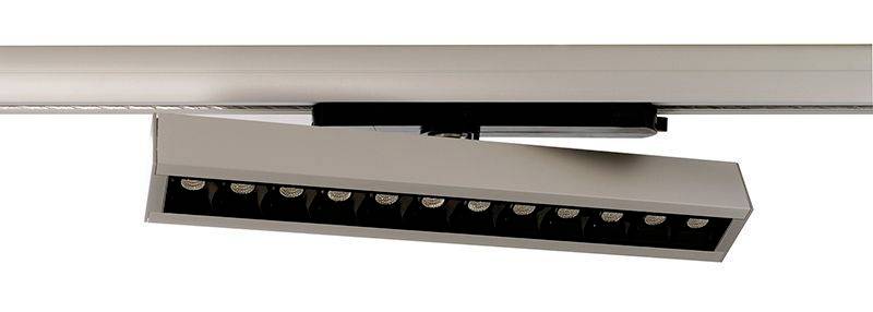 Deko Light Alnitak Hochvolt-Schienensystem-Leuchte LED fest eingebaut 34W EEK: E (A - G) LED Silber