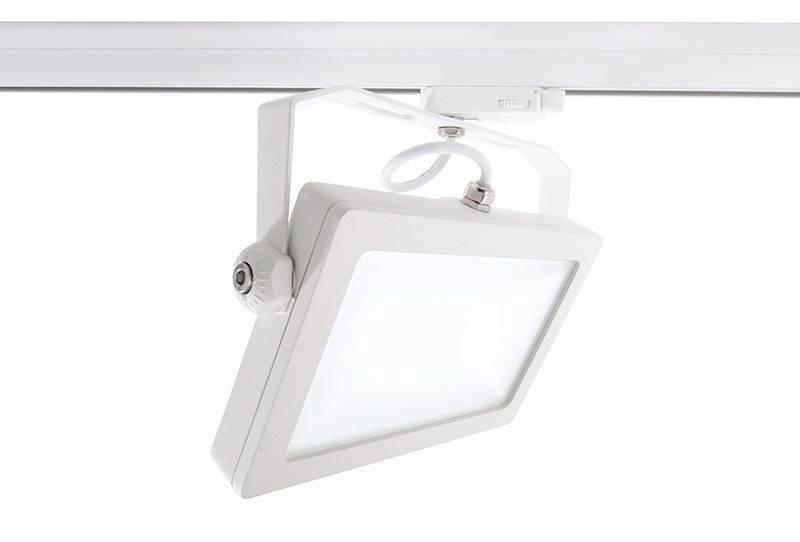 Deko Light Flood Hochvolt-Schienensystem-Leuchte LED fest eingebaut 30W EEK: F (A - G) LED Verkehrsweiß (RAL 9016)