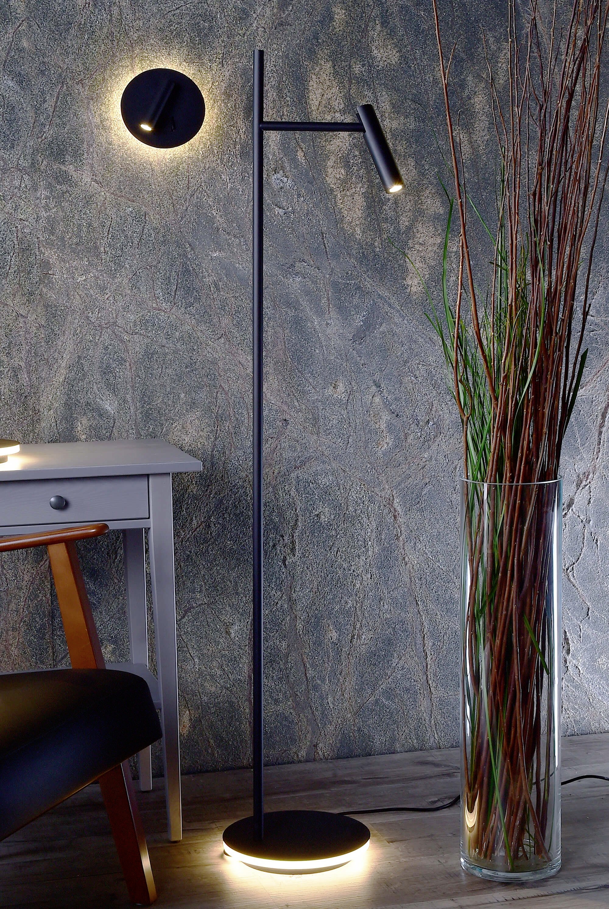 Deko Light Brahe 343026 Stehlampe LED LED fest eingebaut 11.50W EEK: G (A - G) Schwarz