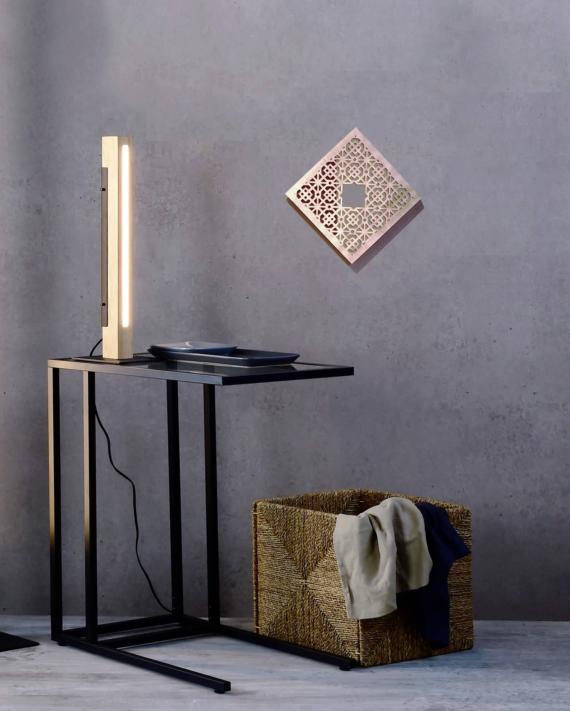 Deko Light MADERA 346044 Tischlampe LED LED fest eingebaut EEK: F (A - G) 7W Schwarz