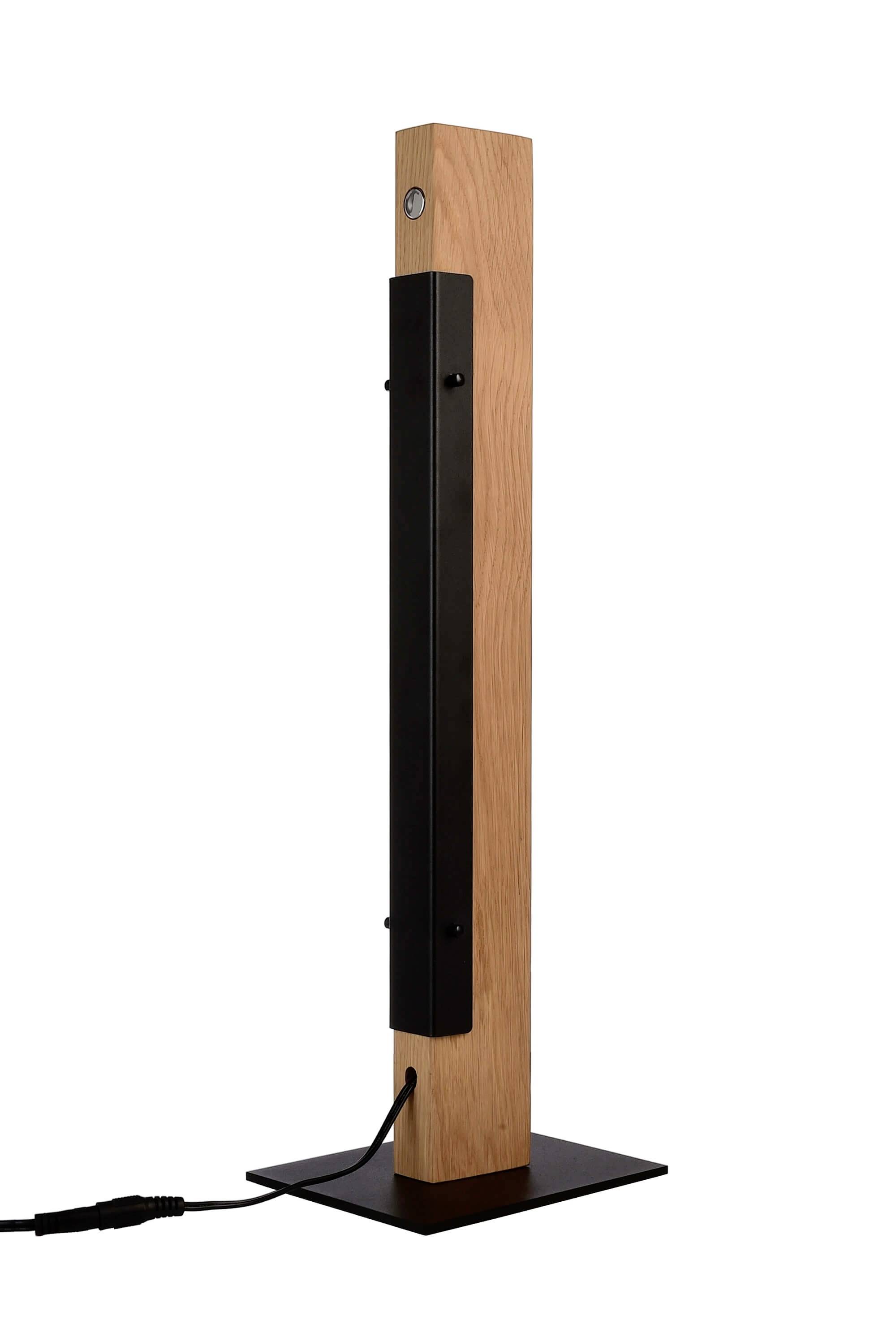 Deko Light MADERA 346044 Tischlampe LED LED fest eingebaut EEK: F (A - G) 7W Schwarz