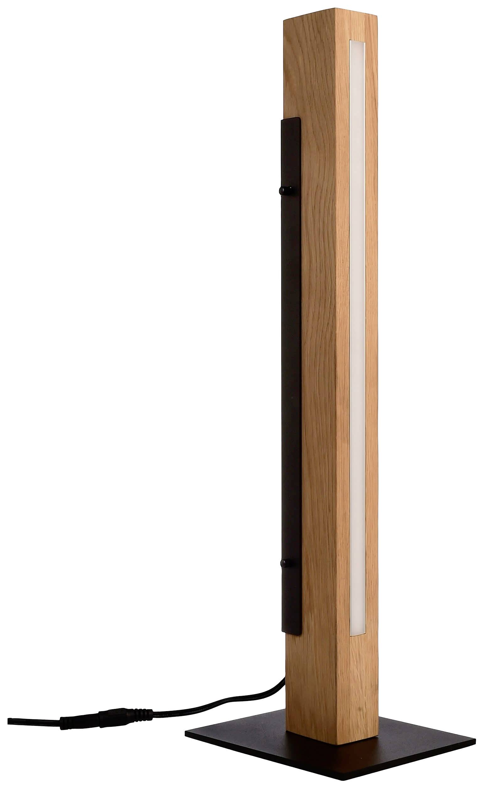 Deko Light MADERA 346044 Tischlampe LED LED fest eingebaut EEK: F (A - G) 7W Schwarz