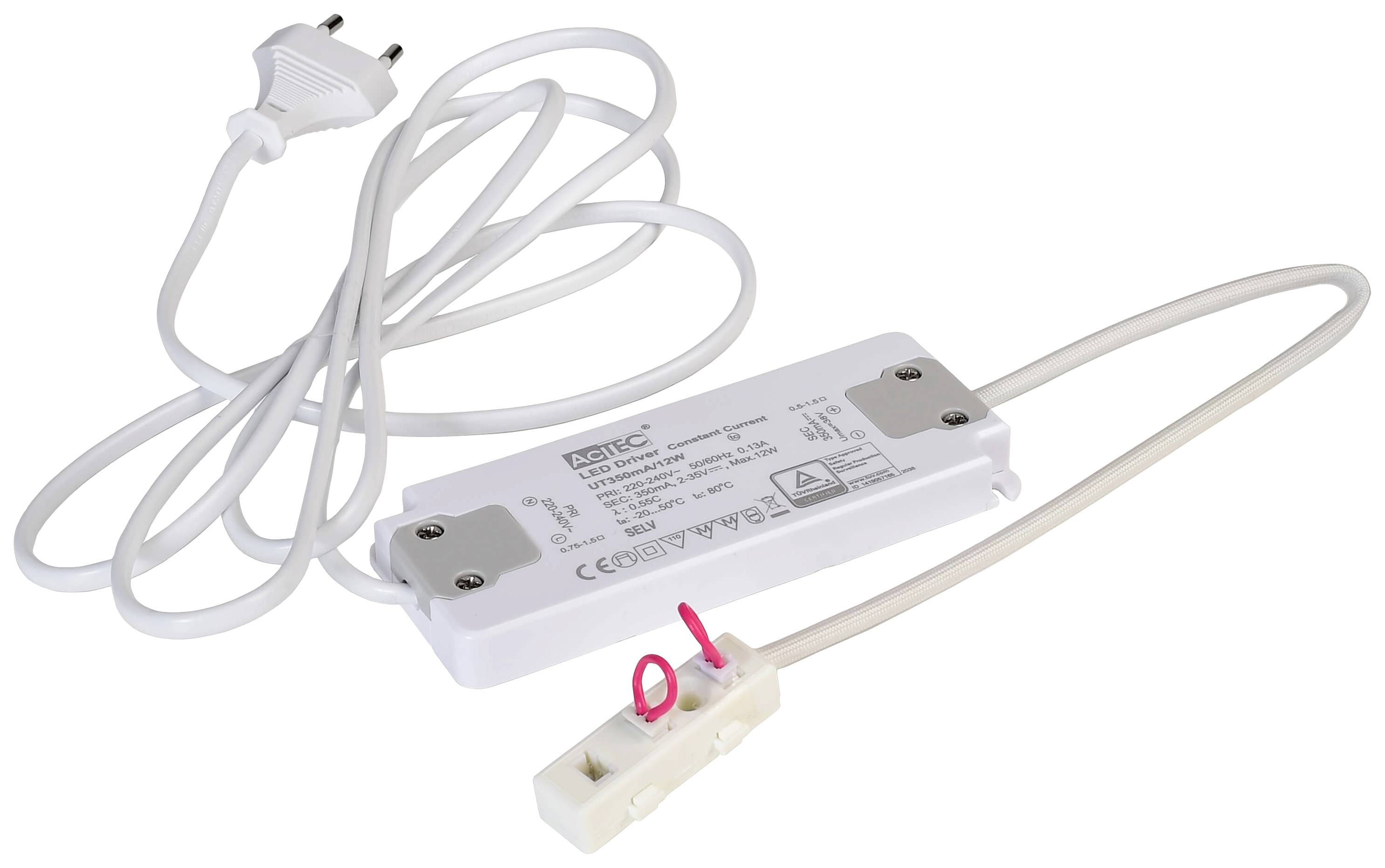 Deko Light LED-Netzgerät steckerfertig inkl. 3fach Verteiler für Herculis Displayleuchte LED-Treiber Konstantstrom 0.35A 2 - 35