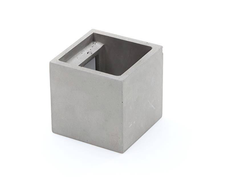 Deko Light Cube Cube Wandaufbauleuchte G9 25W Grau